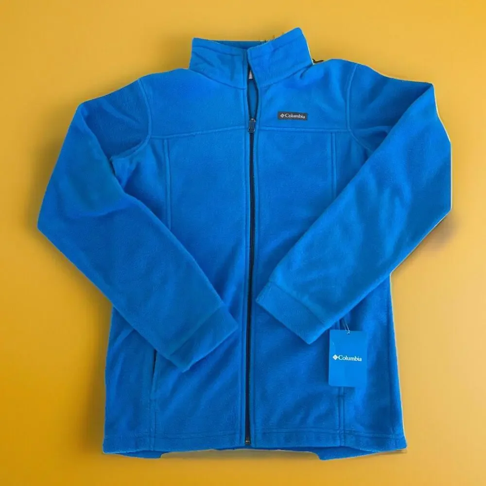 $45 COLUMBIA Big Boys Steen's Mountain II Fleece Size XL Blue Jacket